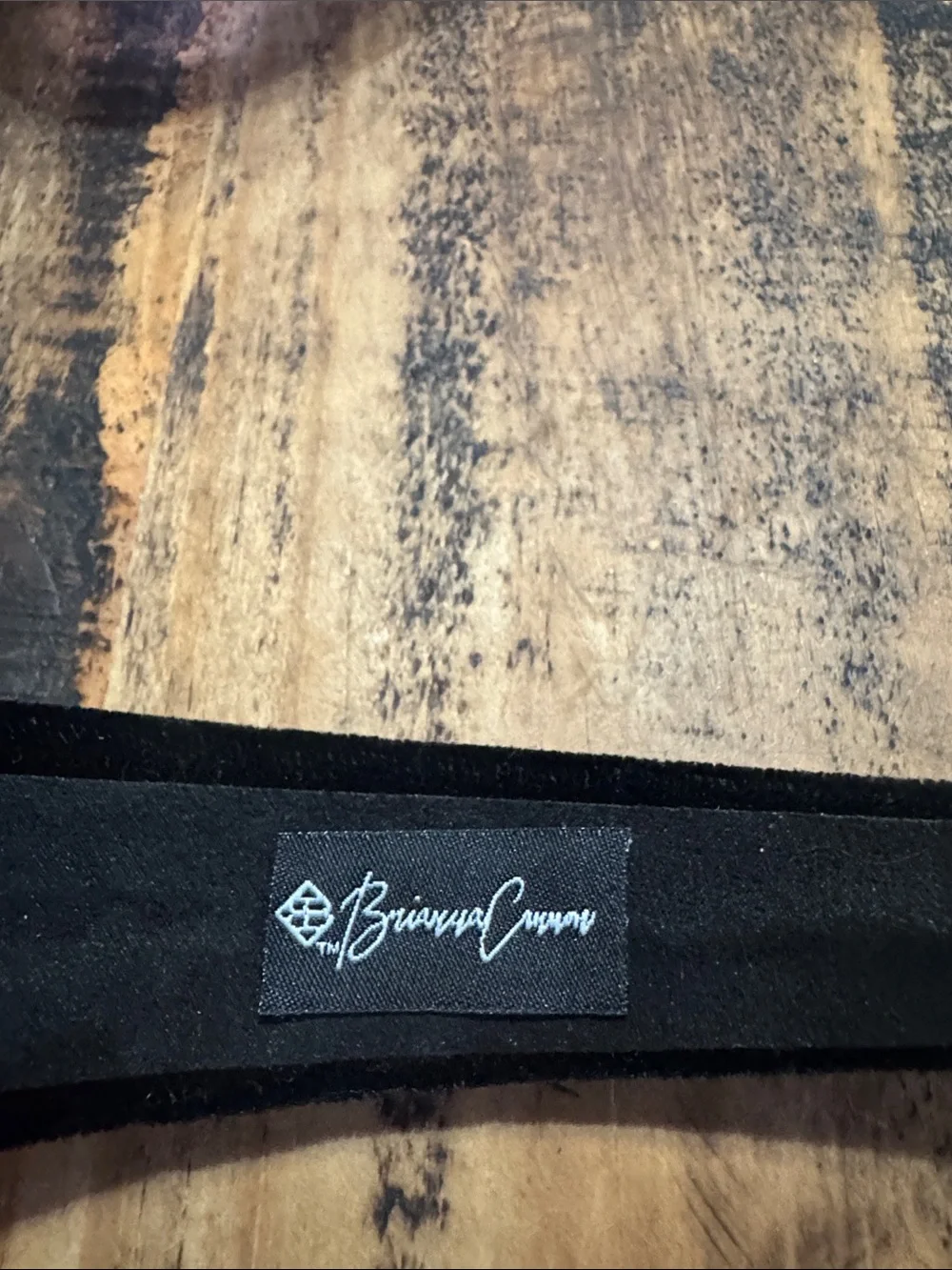 Brianna Cannon Black Pearl & Crystal Statement Headband